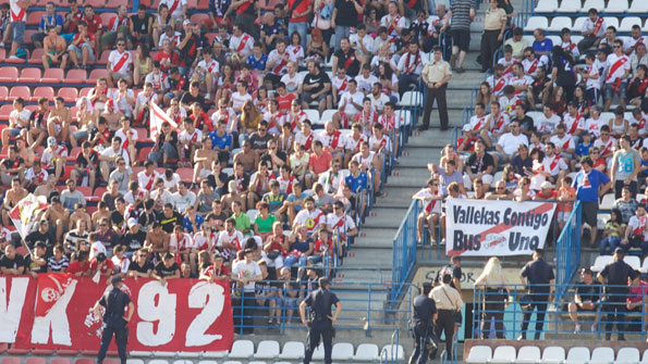 La afición del Rayo se vuelca con el filial